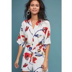 Anthropologie Corey Lynn Calter Floral Romper